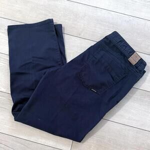 PrAna Slim Fit Navy Chino Pants Mens Size 40x30 Organic Cotton Casual Trousers